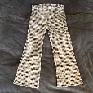 H&M high waist plaid pants